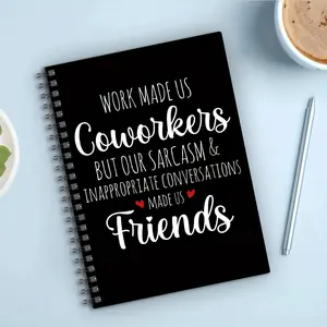Spiral Diary, 1 Count Fun Notebook for Colleagues, A5 Size To-do List, Friend Gift, Perfect for Office and Home Use, Work Friend Gift, Planner Notebook