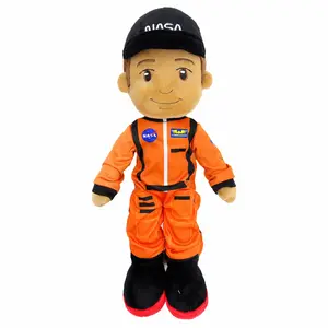 NASA Astronaut Ollie Plush Toy – 14” Space Commander Doll for Kids, STEM Learning Gif