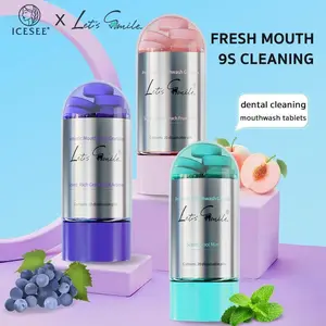ICESEE Solid Toothpaste – Fluoride-Free, Eco-Friendly, Portable, Long-Lasting Fresh Breath | Natural Oral Care-B