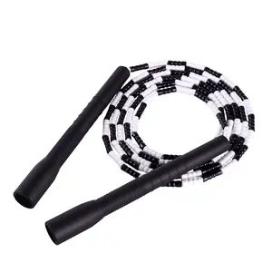 YUEDONG Soft Beaded Jump Ropes, Professional Training Skipping Ropes, Tangle-Free and Anti-Slip Jumping Ropes for Kids & Adults, Beginner Friendly