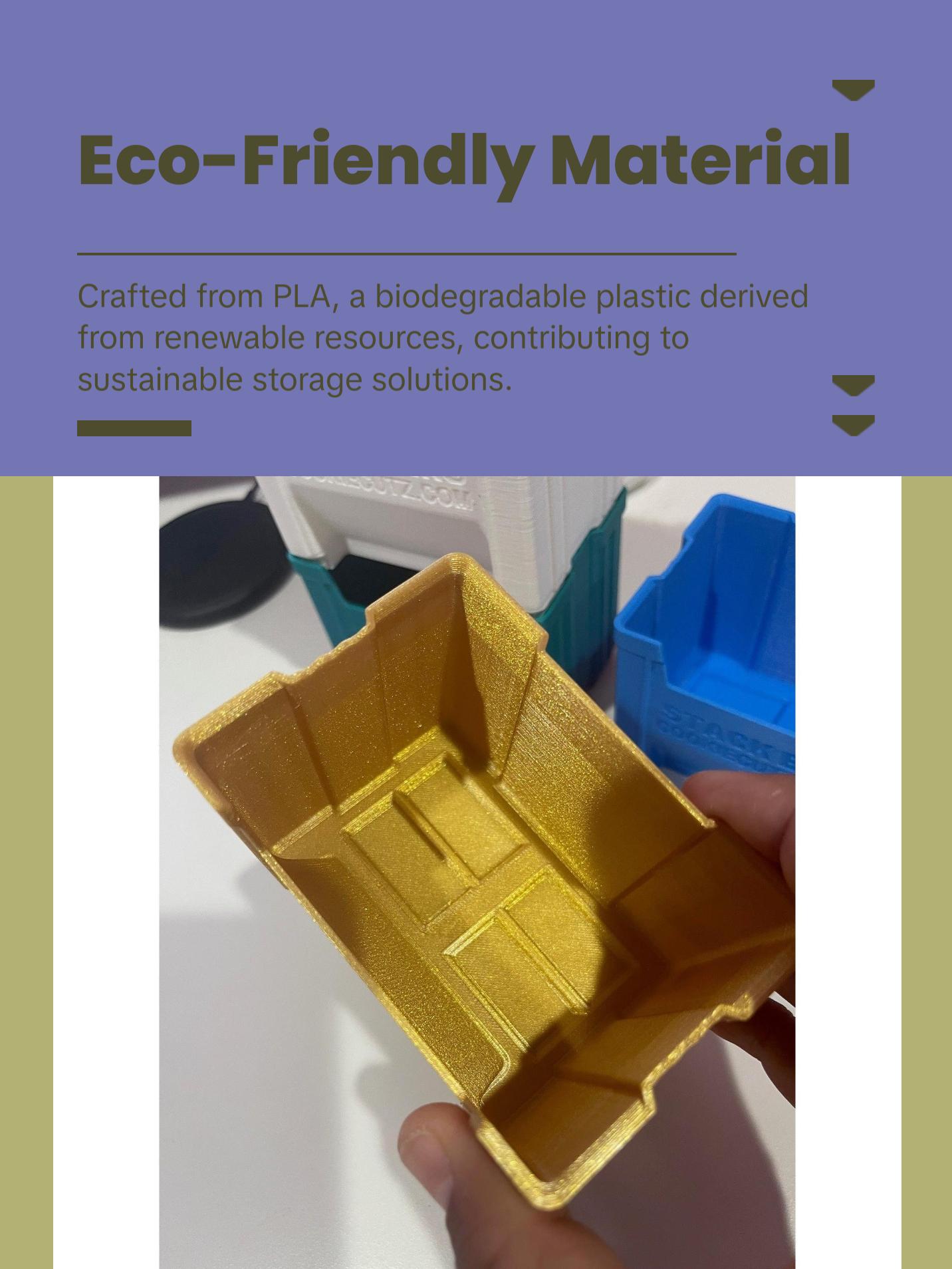 Mini Stackable Bins - Cute Mini Storage - Organizer - Desk Storage - Office - Office Gift