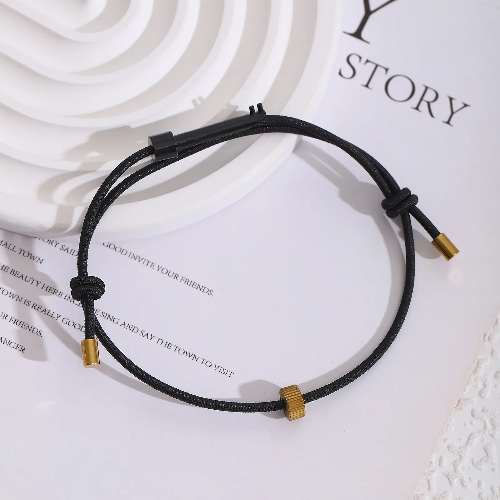 Unisex Adjustable Slider Bracelet, Tungsten Carbide Hand-Rope Gear, Casual Daily Emergency Escape Window Breaker