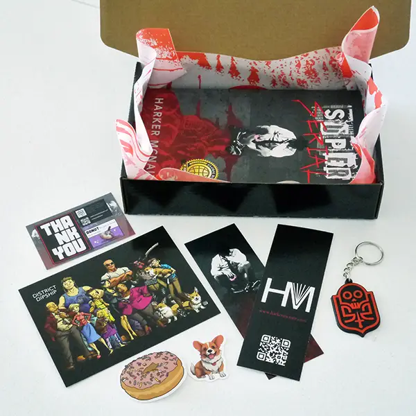 Super Serial: Book 1 Harker McNair - Dark Comedy Thriller, Satire, Humor, Crime Thriller, Suspense, Mystery, Detective Fiction with Signed Paperback,