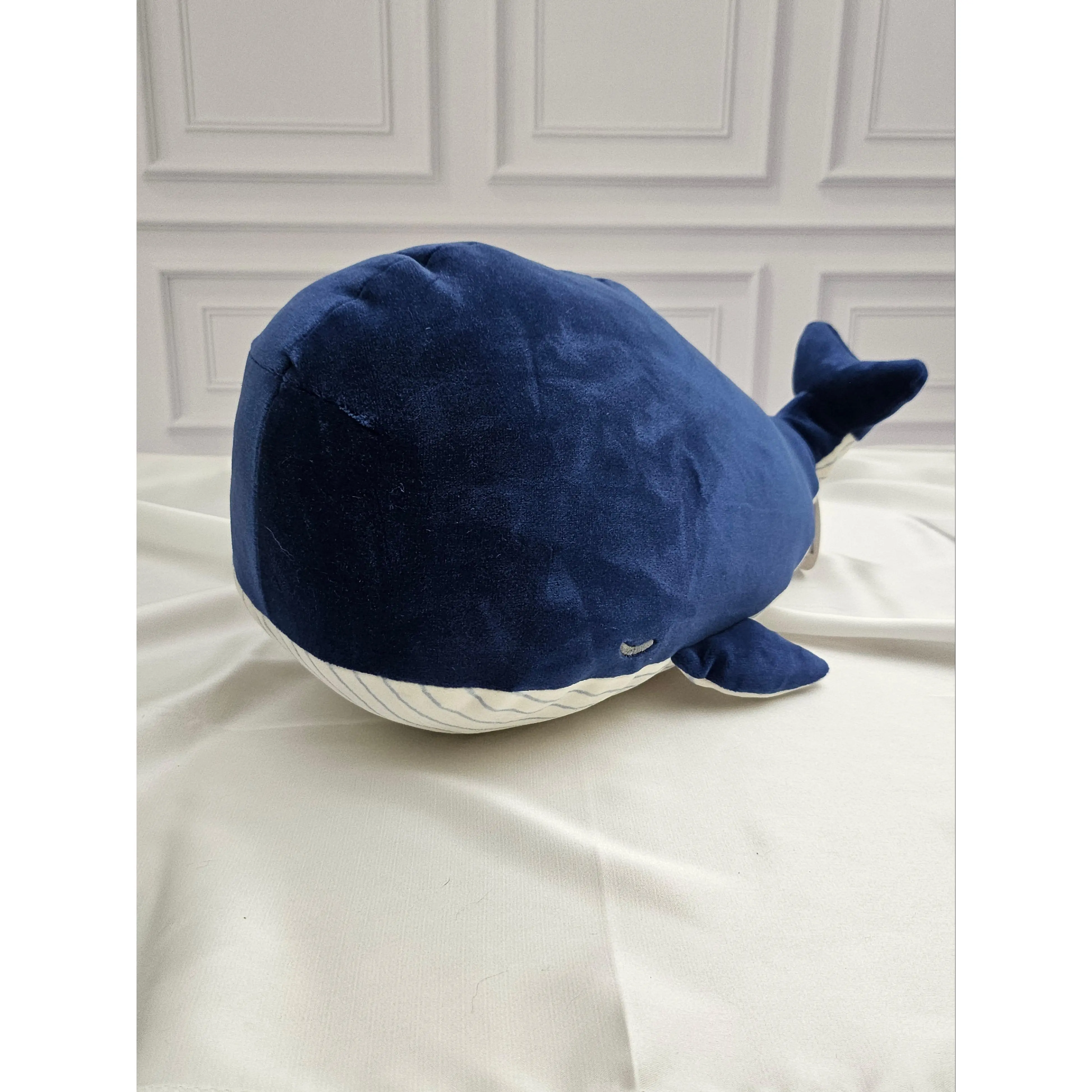 Blue Whale - Marshmallow Animal - 27cm LIV HEART Squishy Plush Cushion