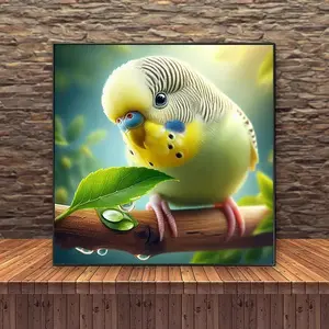 DIY Diamond Painting Kit, Mosaic Craft Set for Beginners, Round Full Drill Gem Art Decor Gift for Home Wall Decoration