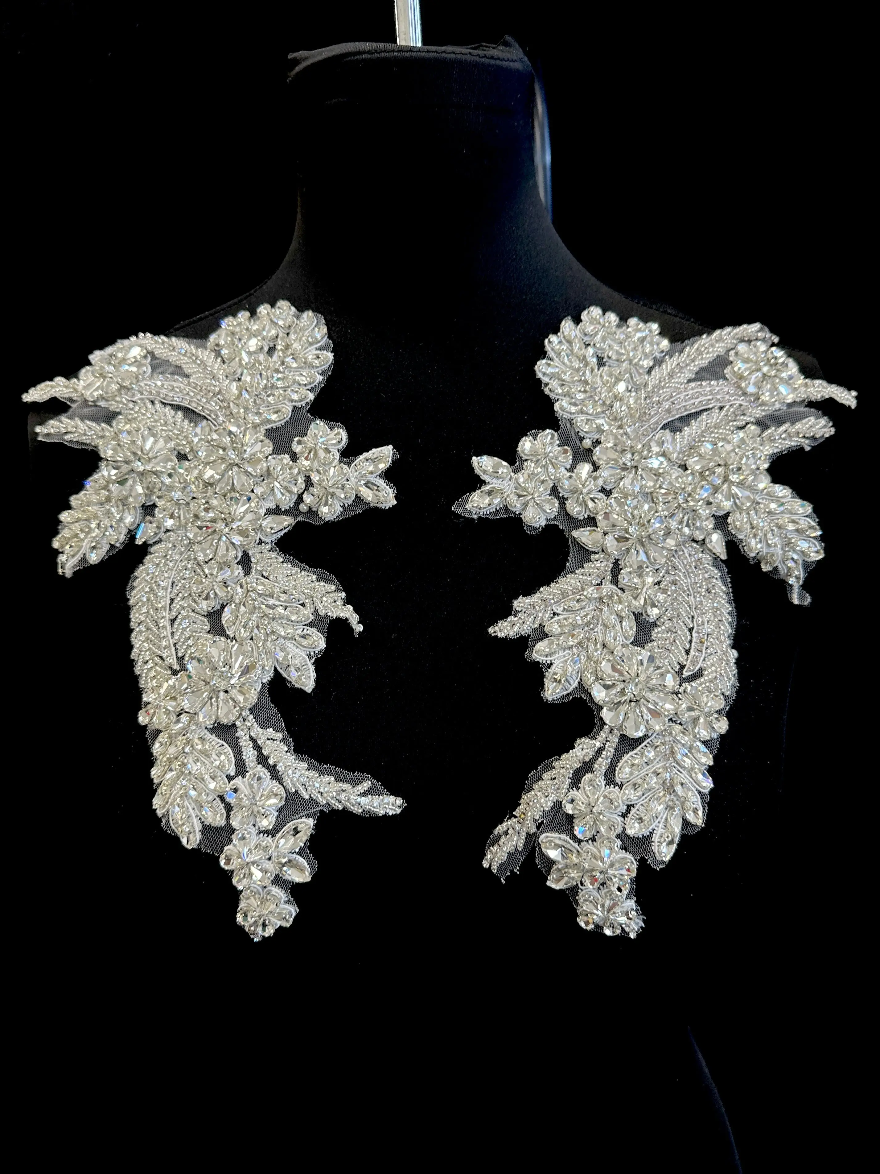 Gina Silver Rhinestone Applique Gina Silver Rhinestone Applique