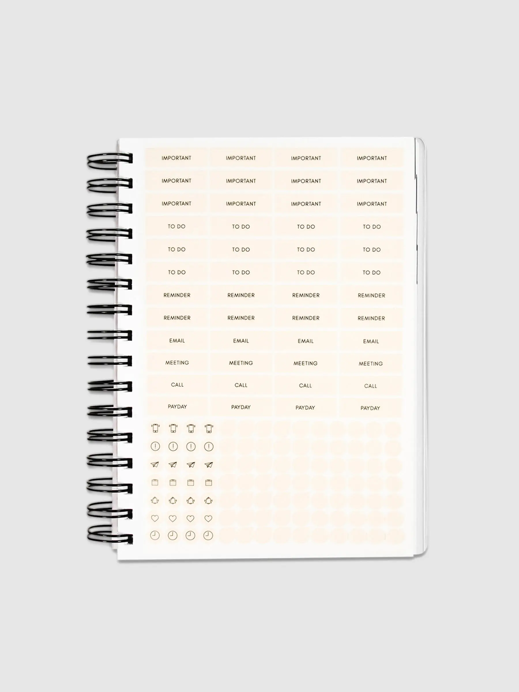 Admin Planner Stickers | A5 Spiral
