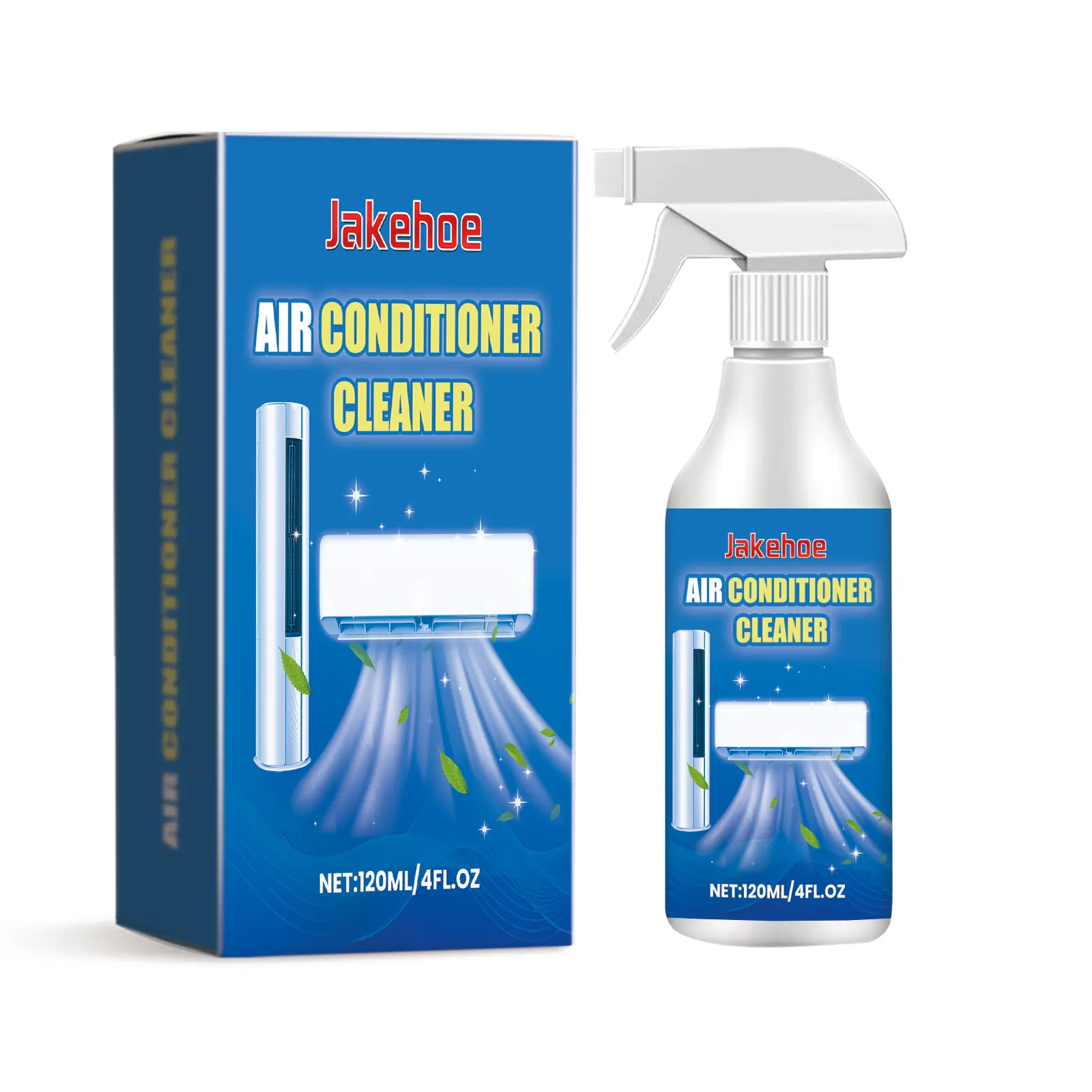 Jakehoe Household Air Conditioner Internal Cleaning Spray - Disodium EDTA Formula, Strong Penetration, Decontamination, Odor Elimination Home Care Supply