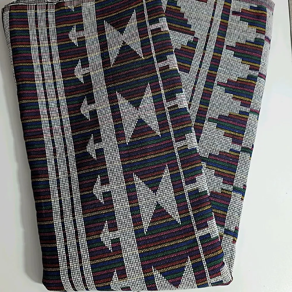 Handwoven Akwete Fabric, Traditional Nigerian Textile for Clothing, Home Decor