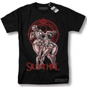 Silent Hill Shirt Horror Game Playstation Art Vntg Graphic Design T-Shirt