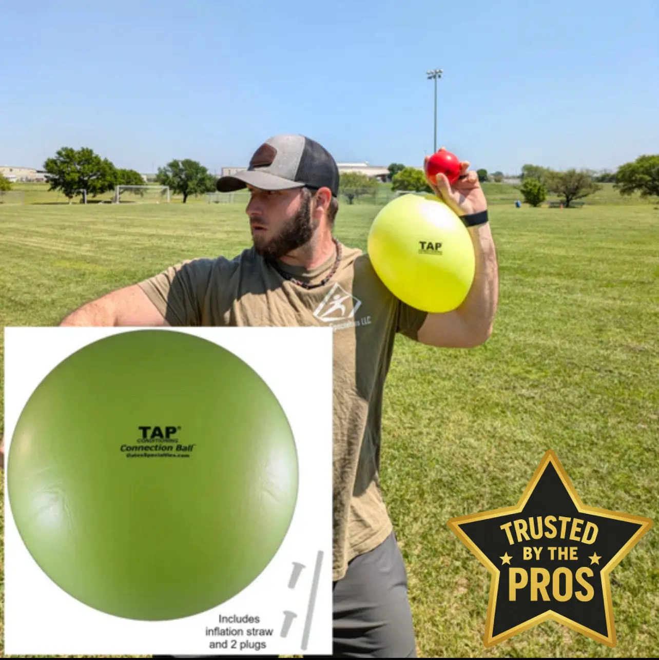 TAP® Connection Ball – Inflatable Constraint‑Led Trainer for Kinetic Chain Awareness & Movement Efficiency