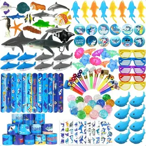 Shark Party Favors Ocean Sea Party Gifts for Shark Birthday Party Under the Sea Party Pinata Filler Bulk Stuffers Supplies Style 01