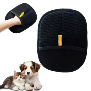 Electrostatic Pet Hair Removal Gloves Upgraded Thickened Reusable Static Hair Remover for Sofas Clothes Carpets Bed Sheets Curtains, Deshedding Tool