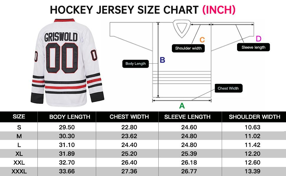00 Griswold Christmas Hockey Jersey Embroidered Sportswear Casual Training Long Sleeved Tops White,Gift for Game Day