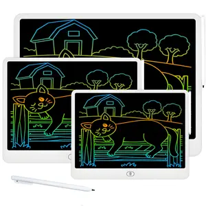 LCD Writing Tablet, Digital Writing Tablet, Reusable Doodle Board with Stylus Pen Drawing Pad, No Mess Drawing Pad, Educational Travel Toy with Portable Design for Boys & Girls, Ideal Birthday & Holiday Gift