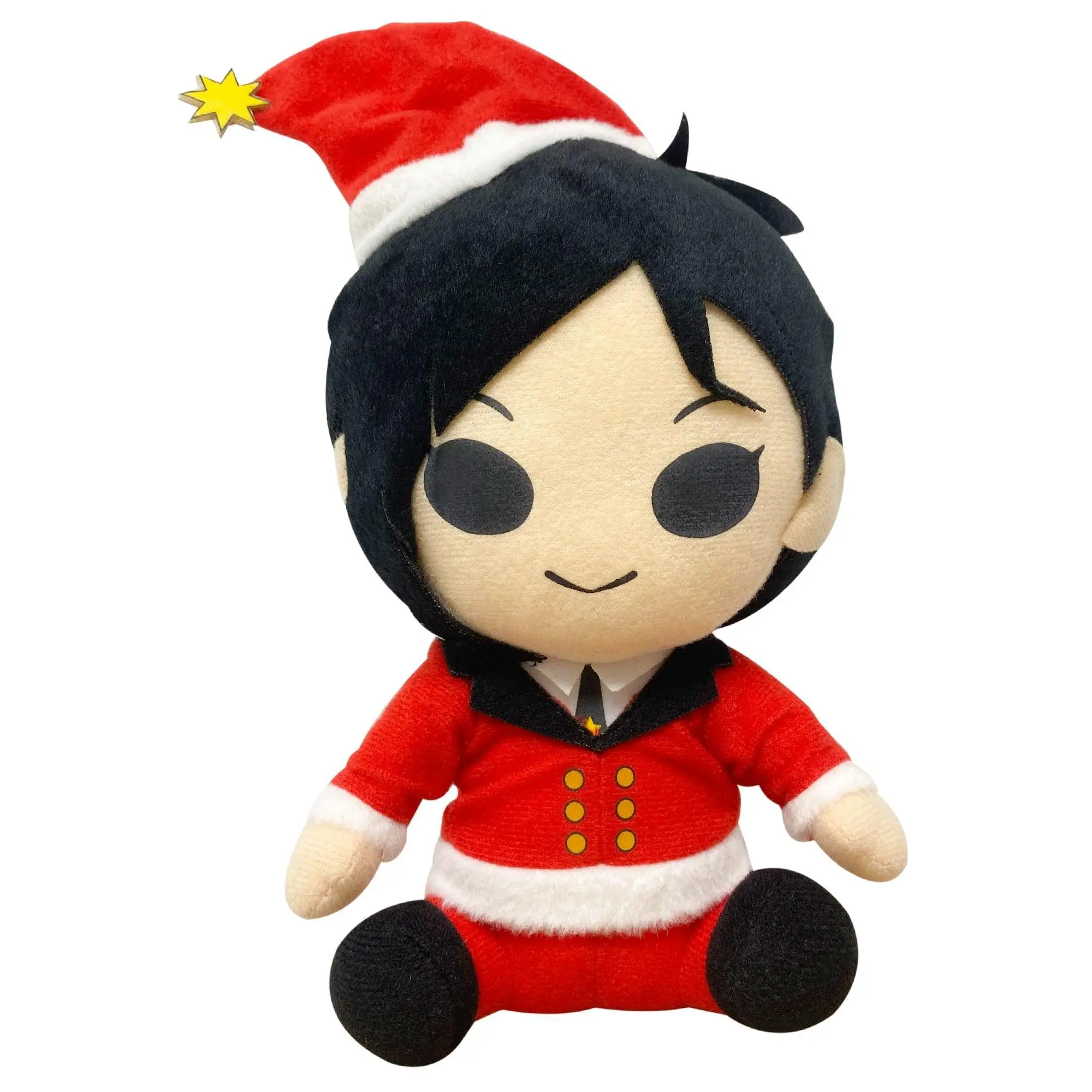 Black Butler - Sebastian Michaelis Christmas Dress Plush 6"H Black Butler - Sebastian Michaelis Christmas Dress Plush 6"H