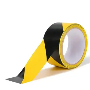 4.8cm X 36yds PVC Safety Floor Tape, and Hazard Warning Stripe, Durable Adhesive Marking for Construction Sites, Offices, Warehouses