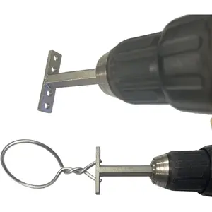 Wire Twister Fence Wire Twisting Tool Drill Power Installation Chain Link Wire Rebar Tie Up To 3/16" 7 gauge Wire
