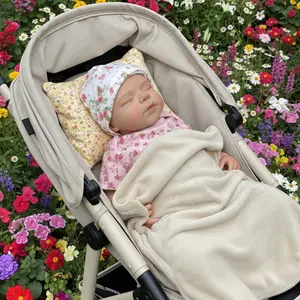 18-Inch Full Body Silicone Doll, Handmade, Soft and Cute, Washable, Open Mouth Feature, Perfect for Collectors and Gift Lovers