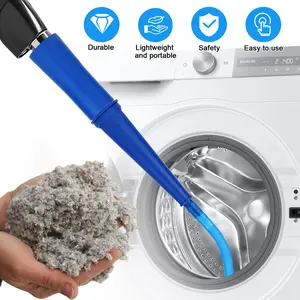 Lint Remover Dryer Vent Trap Cleaning Kit Refrigerator Vacuum Cleaner Duct Hose Household