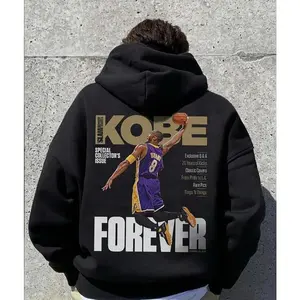 Celebrate Kobe Bryant with This Iconic Commemorative Hoodie – Featuring the Legendary Dunk and 'FOREVER' Design for Ultimate Street Style!