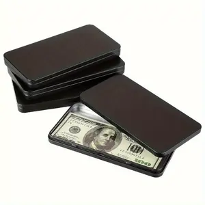 1pc Cash Storage Organizer: Financial Organization Coin Box and Bill Box with Lid - High Quality, Smooth Surface, Flat Bottom - Office Supplies for Everyday Desktop Organization