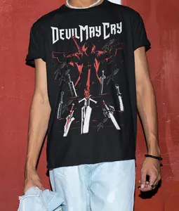 Dante Shooting DMC Unisex T-shirt, May Cry DMC3 Unisex T-shirt