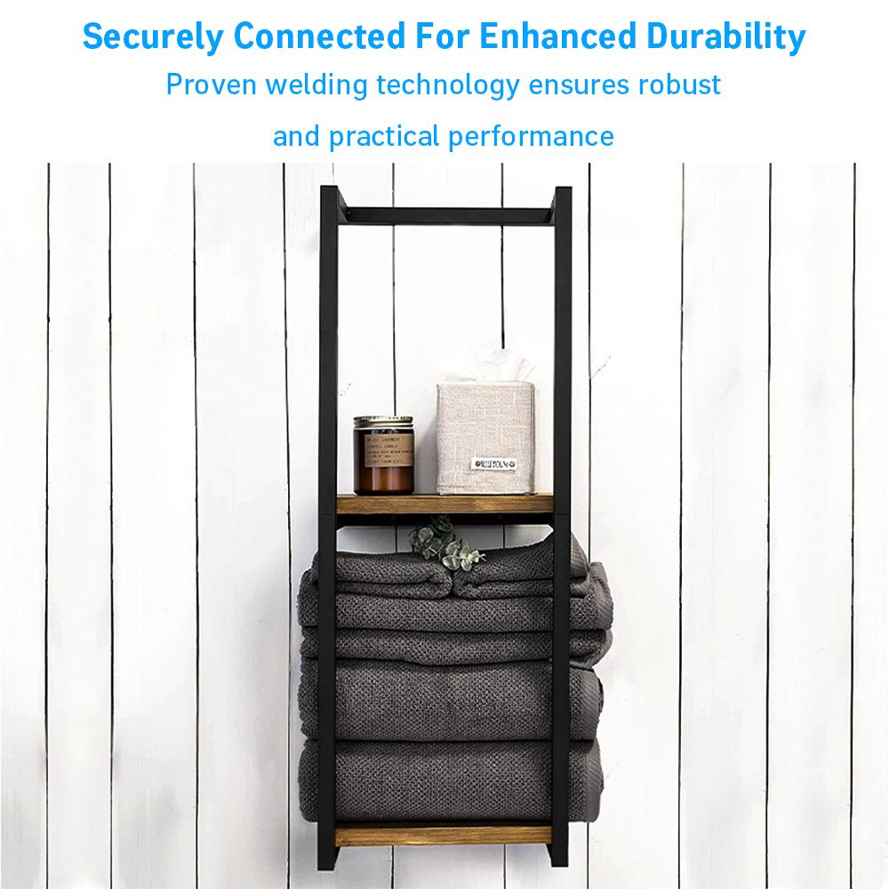 2-Tier Wall Mounted Towel Rack, Bathroom Storage Shelf, Space-Saving Organizer for Towels, Kitchen, Bedroom & Home Decor Stretchable Disposable Dish Strainer bathroom cracking detector