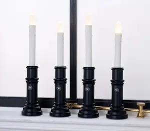 S/4 Color Prism Window Candles with Remote