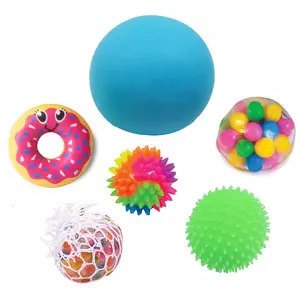 Therapy Shoppe Super Sensory Balls Sampler Kit #2 - Hand-Selected Assortment of Premium Tactile Balls for Sensory Processing & Motor Skill Development