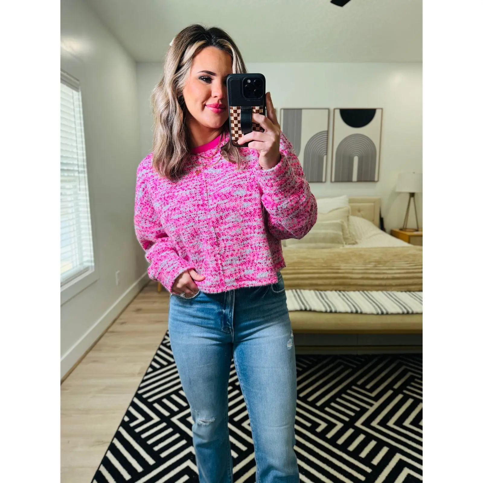 Imagine That Sweater- Pink