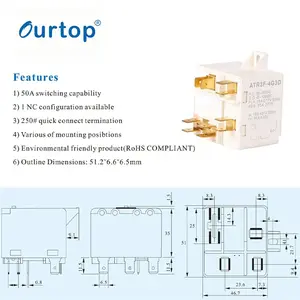 Replacement 5 Pin Relay Starter JQ3800-4G3D/ JQHR3800-4G3D For Air Conditioner Refrigerator Ice Maker Compressor Parts