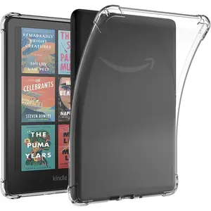 for 7'' All- Kindle Paperwhite 12th Gen 2024 & Kindle Colorsoft Signature Edition,Clear Case for Kindle Paperwhite 12th Generation 2024 7 inch Soft TPU  Cover-
