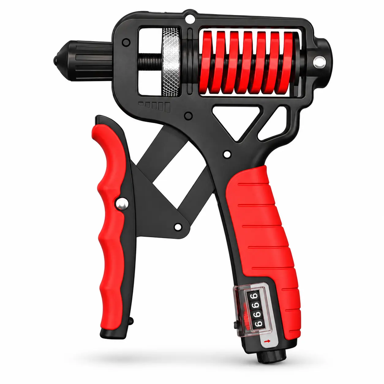 Adjustable Hand Grip Strengthener with Counter, Hand & Forearm Exerciser, Finger Strength Trainer for Men and Women