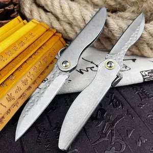 Higonokami Japanese Pocket Folding Knife, 5cr13mov Blade, 420 Steel Handle, Survival Camping Outdoor Knife, Self-Defense Edc Tool, Survival Gear, Portable Multipurpose Knives