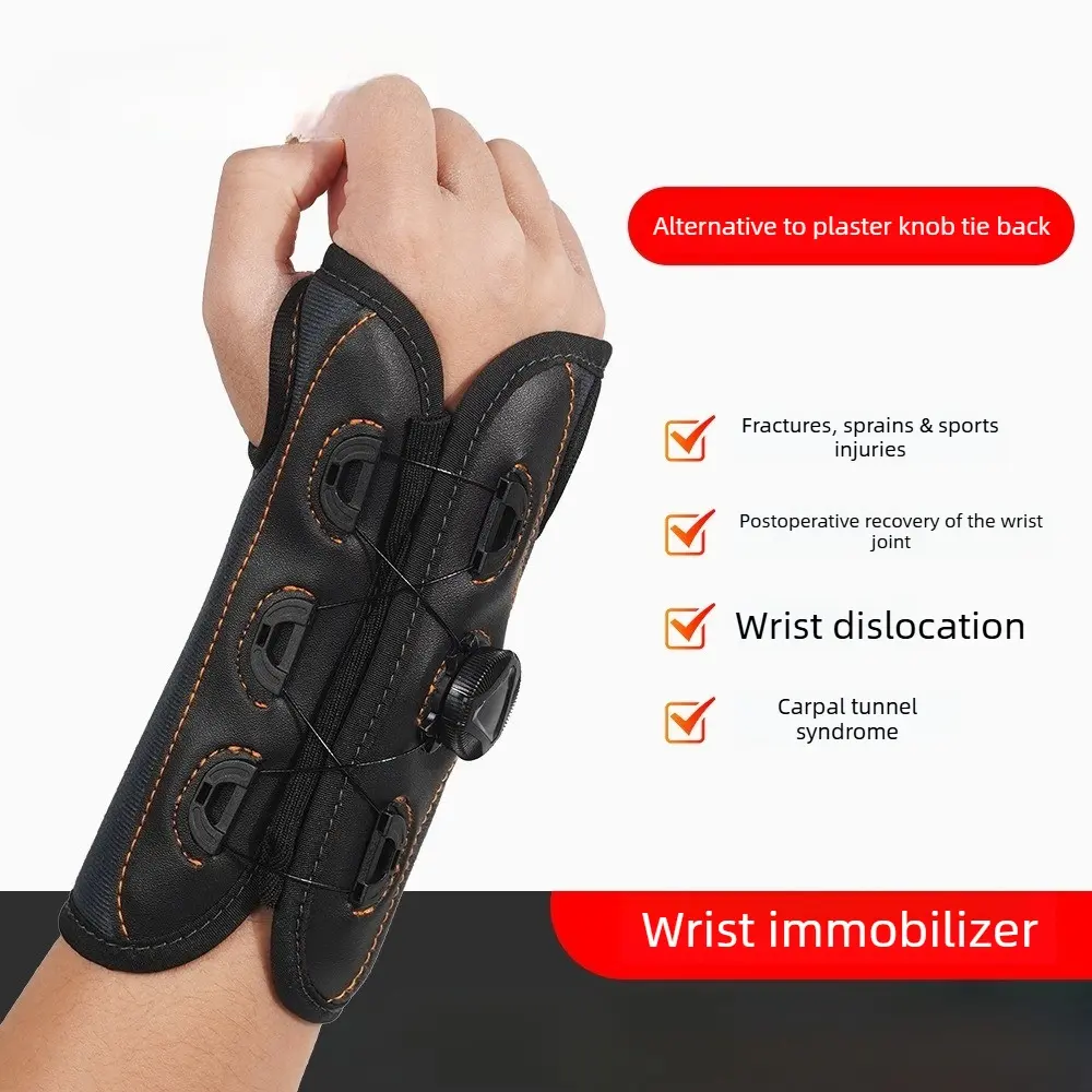 Unisex Rotating Compression Sports Wrist Support - Adjustable Boa Lock Brace, Medical-Grade Stabilizer for Carpal Tunnel, Wrist Injury Recovery and Injury Support