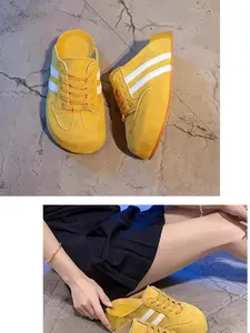 Women's Thick Sole Bunion Shoes Spring 2026 New Design, Open Toe Half Slip-On Trainers, Outdoor Wear Footwear for Women