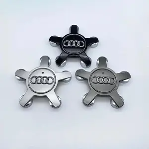 4 Pack 135mm Wheel Center Caps for Audi Models, Fits A3 A4 A5 A6 A7 A8 S4 S6 A4l A6l A8l Q5, Model Numbers 8r0601165 4f0601165n