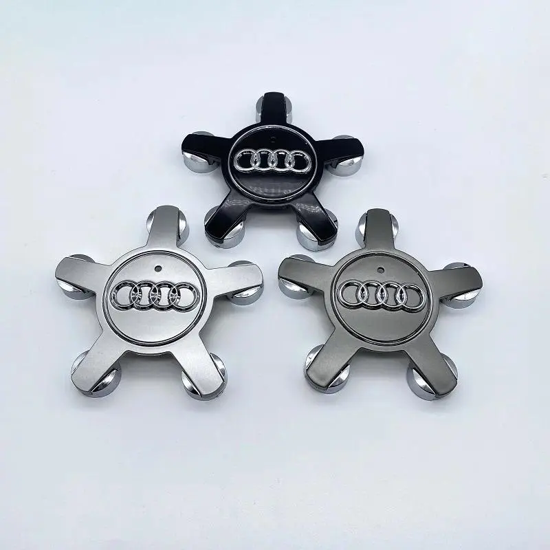 4 Pack 135mm Wheel Center Caps Automotive for Audi Models, Fits A3 A4 A5 A6 A7 A8 S4 S6 A4l A6l A8l Q5, HUB Cap Identifier Model Numbers 8r0601165 N
