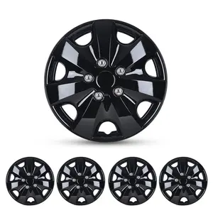WOLFSTORM 4-Pack 16 Inch Universal Hubcaps for Steel Wheel Rims Cover