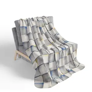Mackenzie Childs Sterling Check Blanket - Soft, Warm and Lightweight