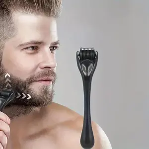 540 Needles for Facial Body Hair Growth Derma Roller for Skin Beard 0.25mm Needle Micro Face Roll Tool For Face Scalp BeautyTool