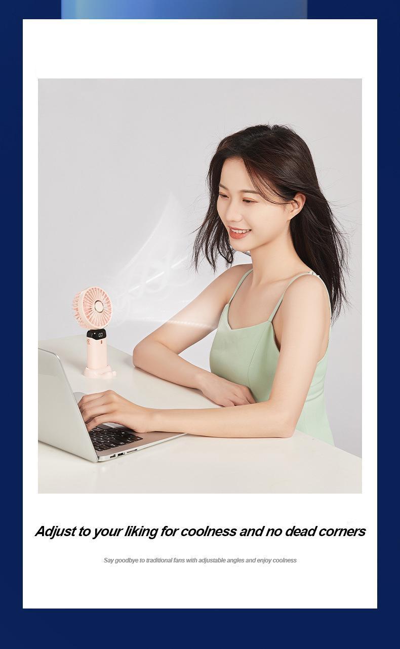 4-Color Foldable Neck Fan – Multiple Colors to Choose From! Premium quality, instant cooling, foldable & portable, strong airflow for quick refreshment.