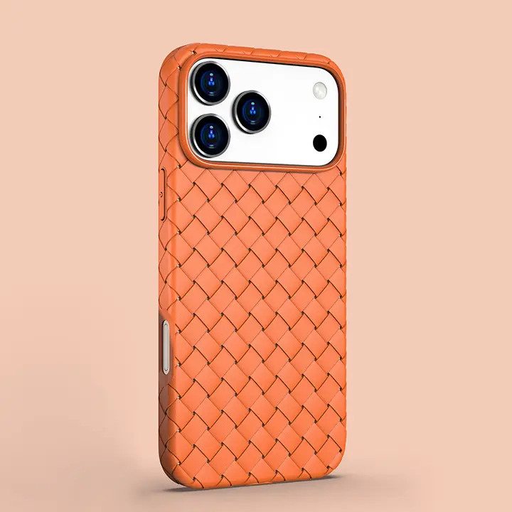 Woven pattern phone case compatible with iPhone 17 16