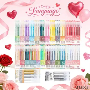 Morandi Color Handwriting Pen Set, Large Capacity Art Markers & Neutral Pens, Vibrant Planner Supplies, Valentine's Day Notes, Holiday Journaling