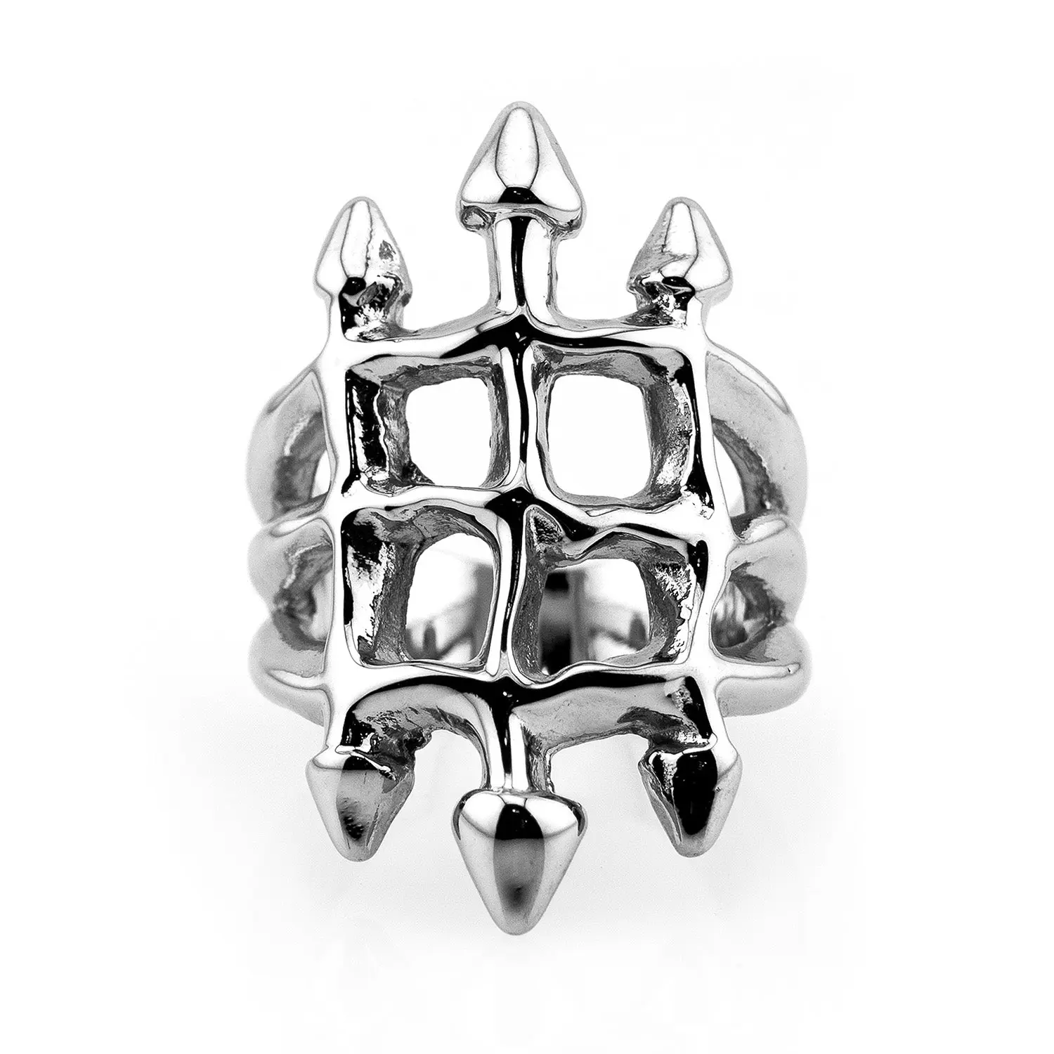 Cathedral Ring -  Stainless Steel Ring - Waterproof