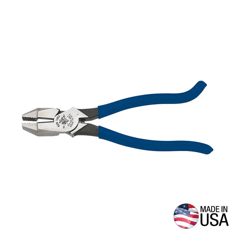 IRON WORKER PLIERS, Heavy-Duty For Metal Cutting, Wire Bending, Construction Tasks