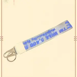 Keychain Strap Unisex PVC Key Wrist Lanyard Holder for Women & Men Durable Lightweight Everyday Use Key Chain Accessory