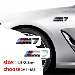 Bmw M Series Car Stickers, 3D Lettering Tail Emblem Decals, Rear Trunk Decoration Accessories, Exterior Upgrade Parts for M1 M2 M3 M4 M5 M6 M7 M8