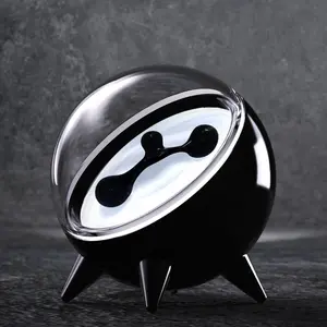 Magnetic Liquid Music Rhythm Light, USB Rechargeable Dancing Music Mate Partner, Ferrofluid Music Pickup, Music Companion Lamp, Novelty Lighting for Home Decor